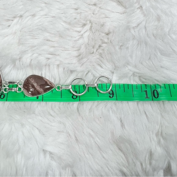 Coconut Jasper 925 Gemstone Pendant & Bracelet - Picture 6 of 7